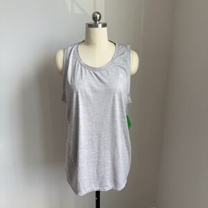Reebok Legacy Performance Tank Top Women's XXL Gray Moisture Wicking Gym Yoga